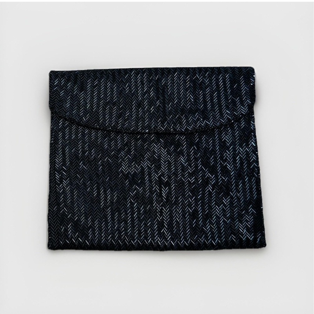 Josef Beaded Black Clutch Purse | Josef Bags VTG 50/60s